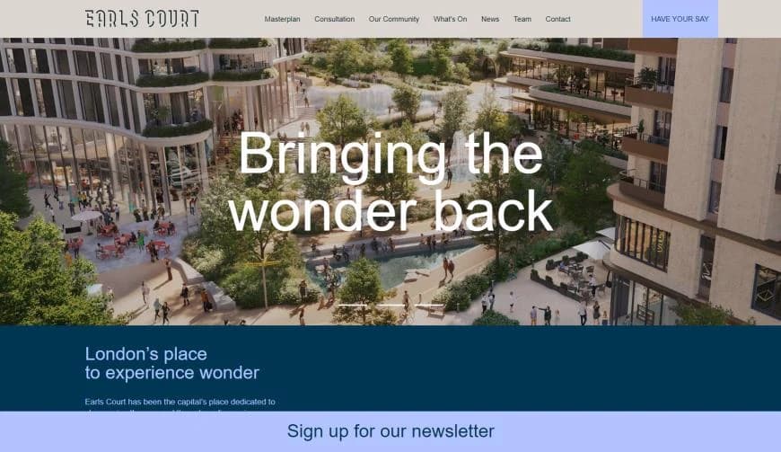 The Earls Court Development Company — cover screenshot