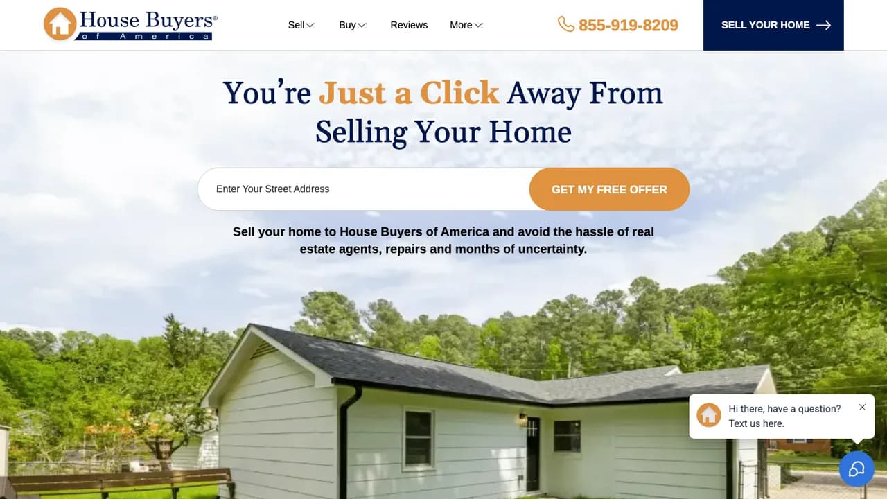 House Buyers of America — cover screenshot