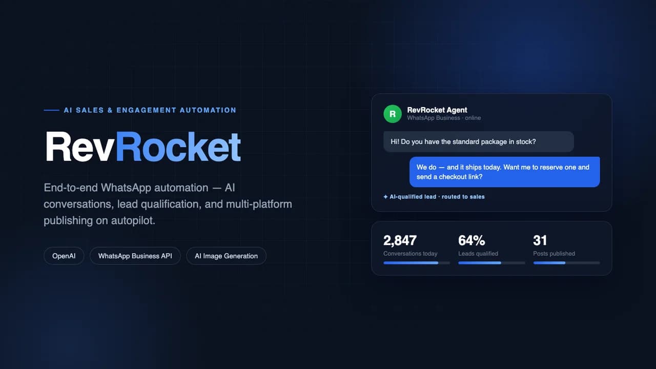 Rev Rocket — cover screenshot