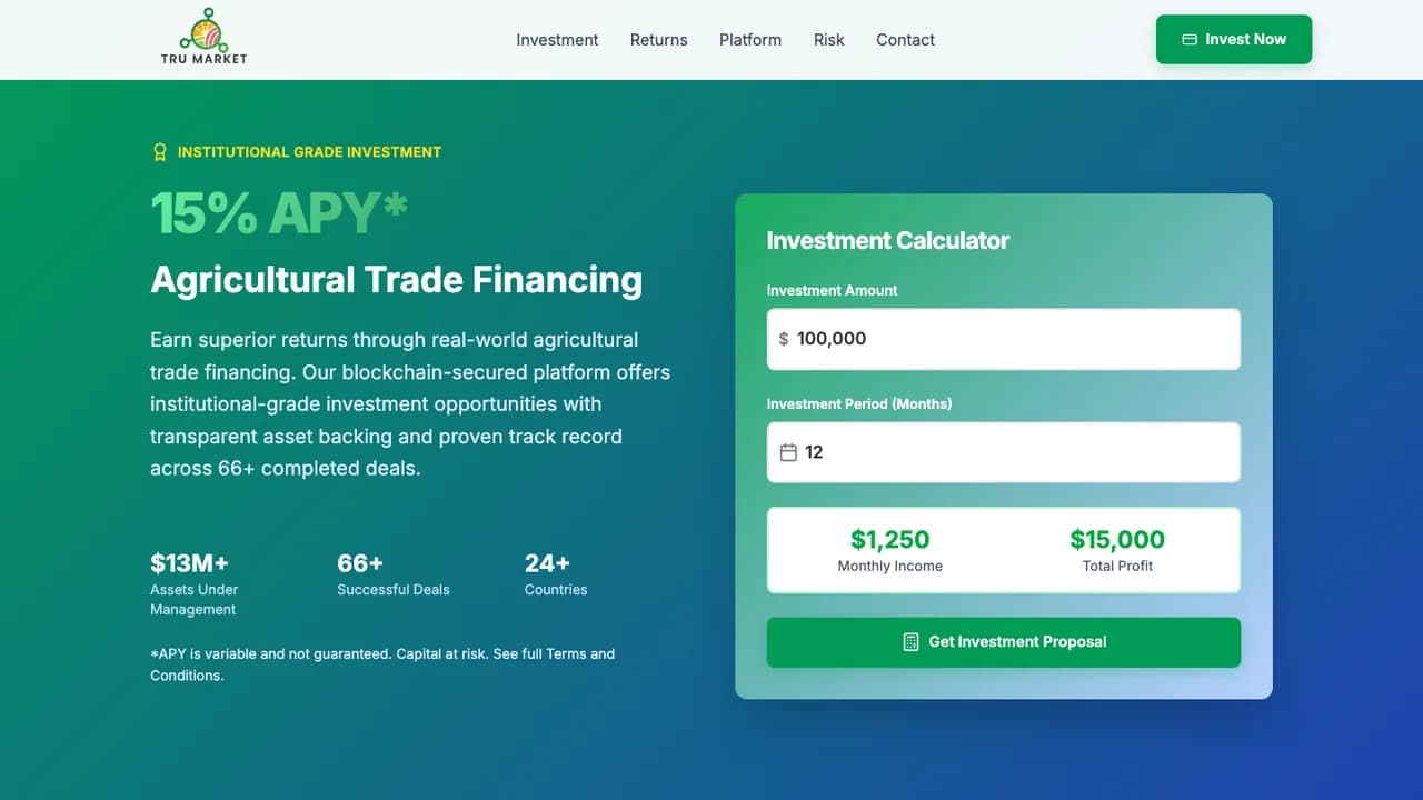 TruMarket — cover screenshot